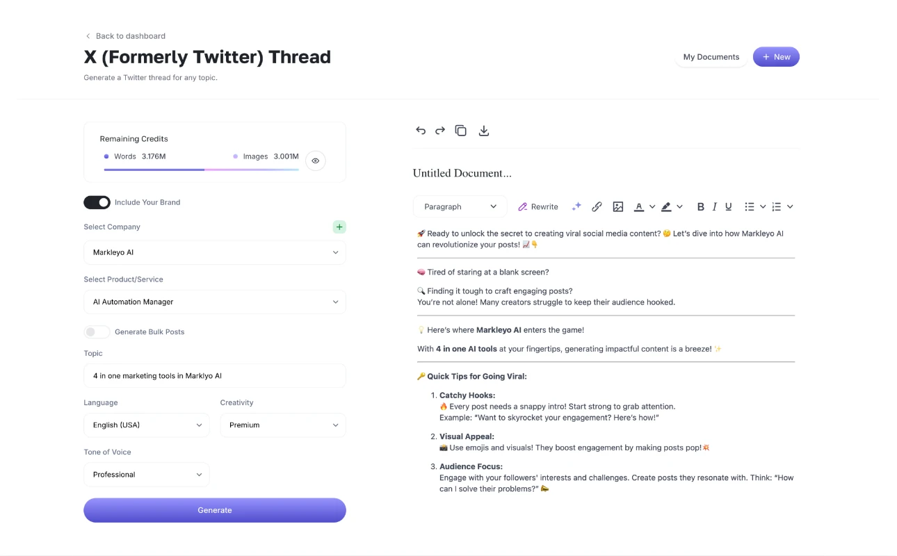 High converting content by AI writer