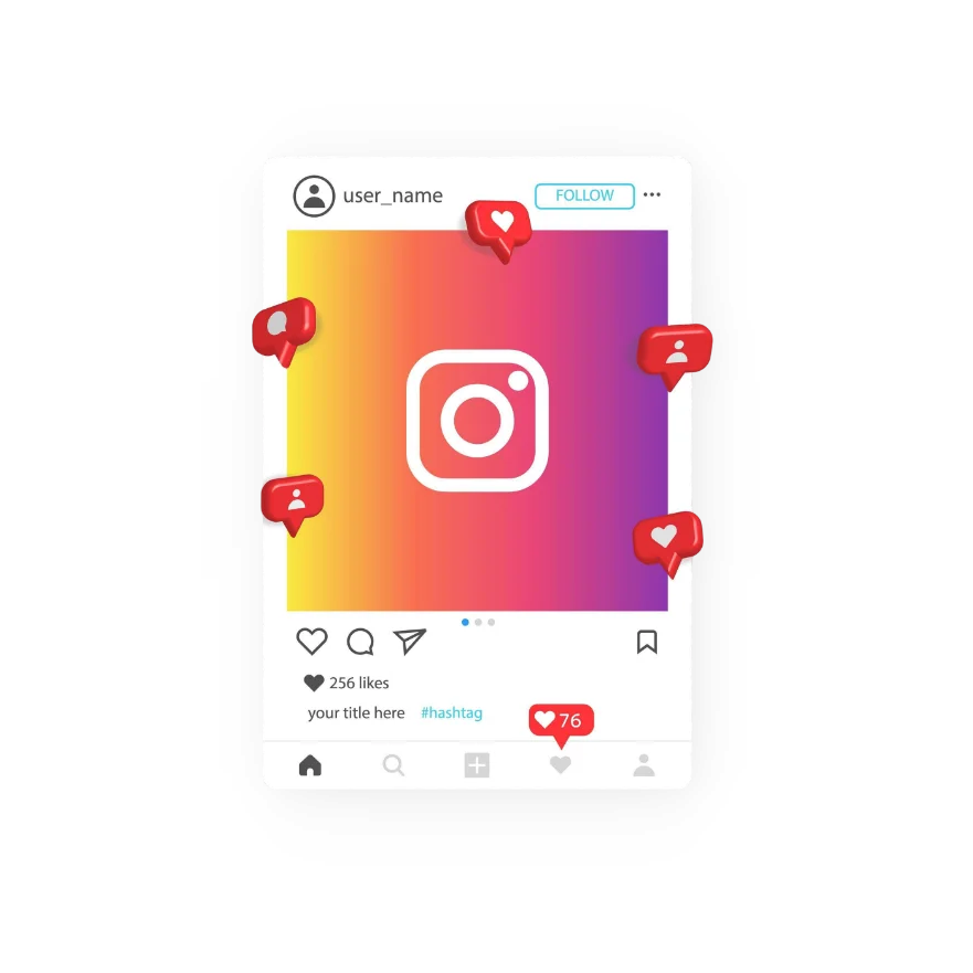 Social media post style