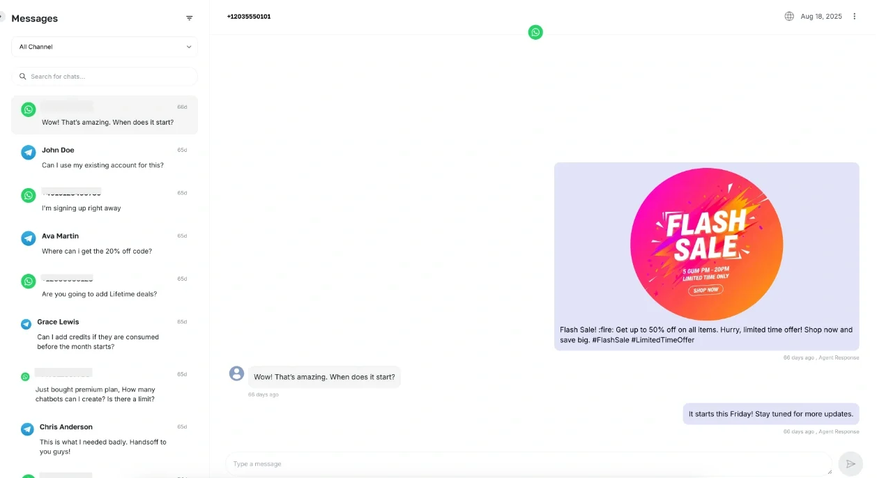 Unified Inbox (Omnichannel)