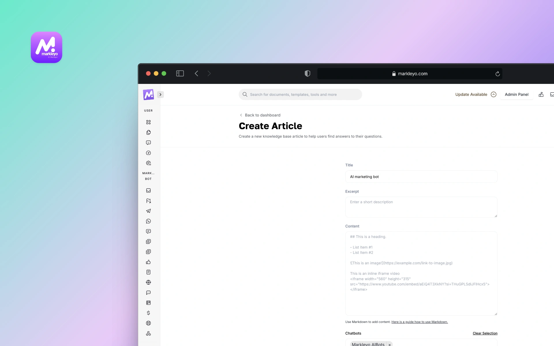 Create a custom knowledge base