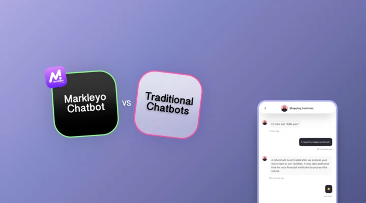 Markleyo vs traditional chatbots