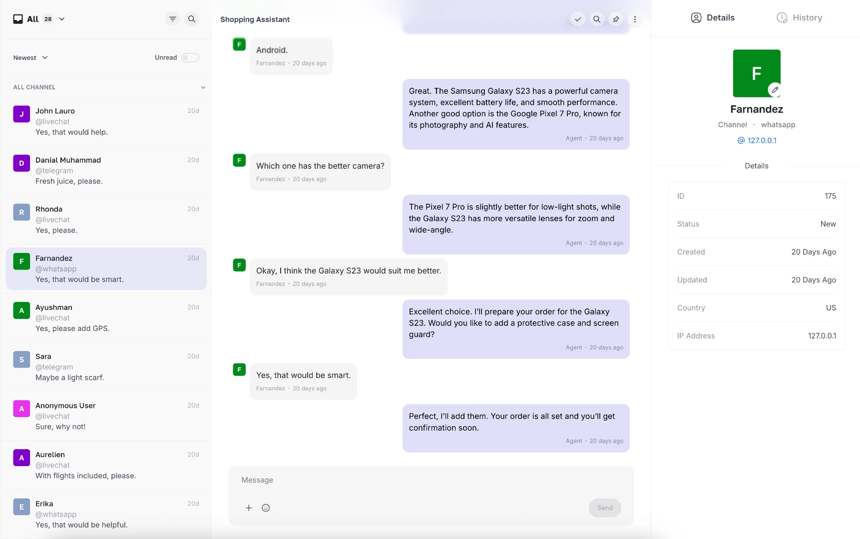 Unified Inbox- AI + Human Support in One Place