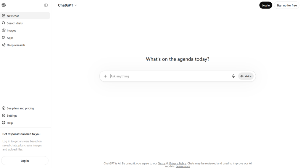 ChatGPT Dashboard
