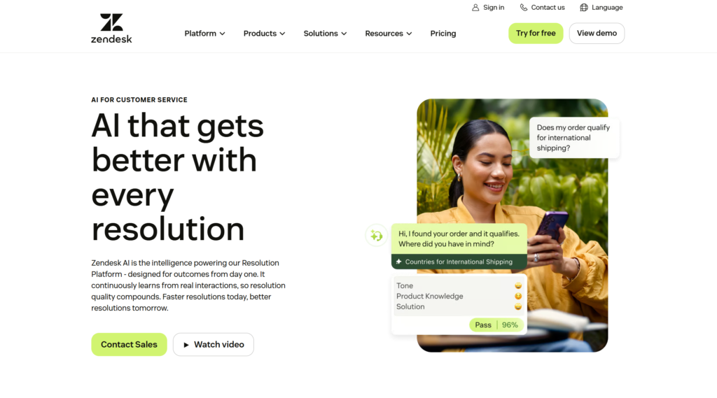 Zendesk AI