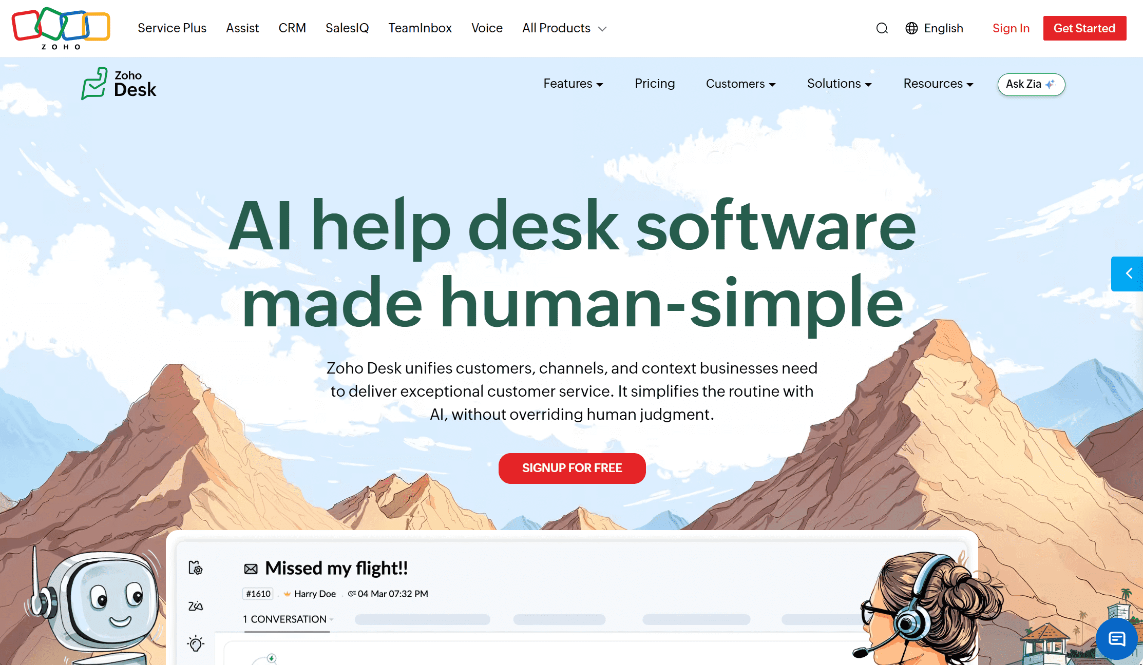Zoho Desk