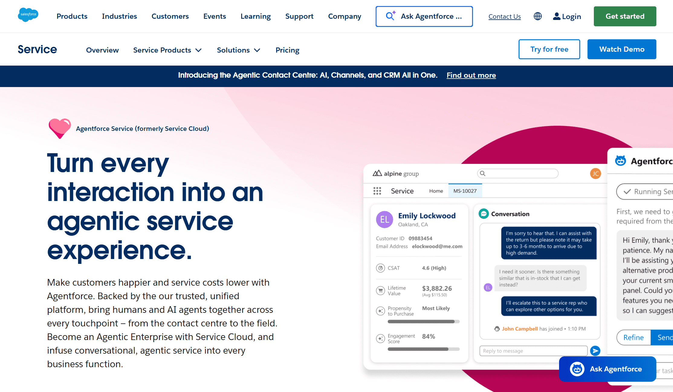 Salesforce Service Cloud