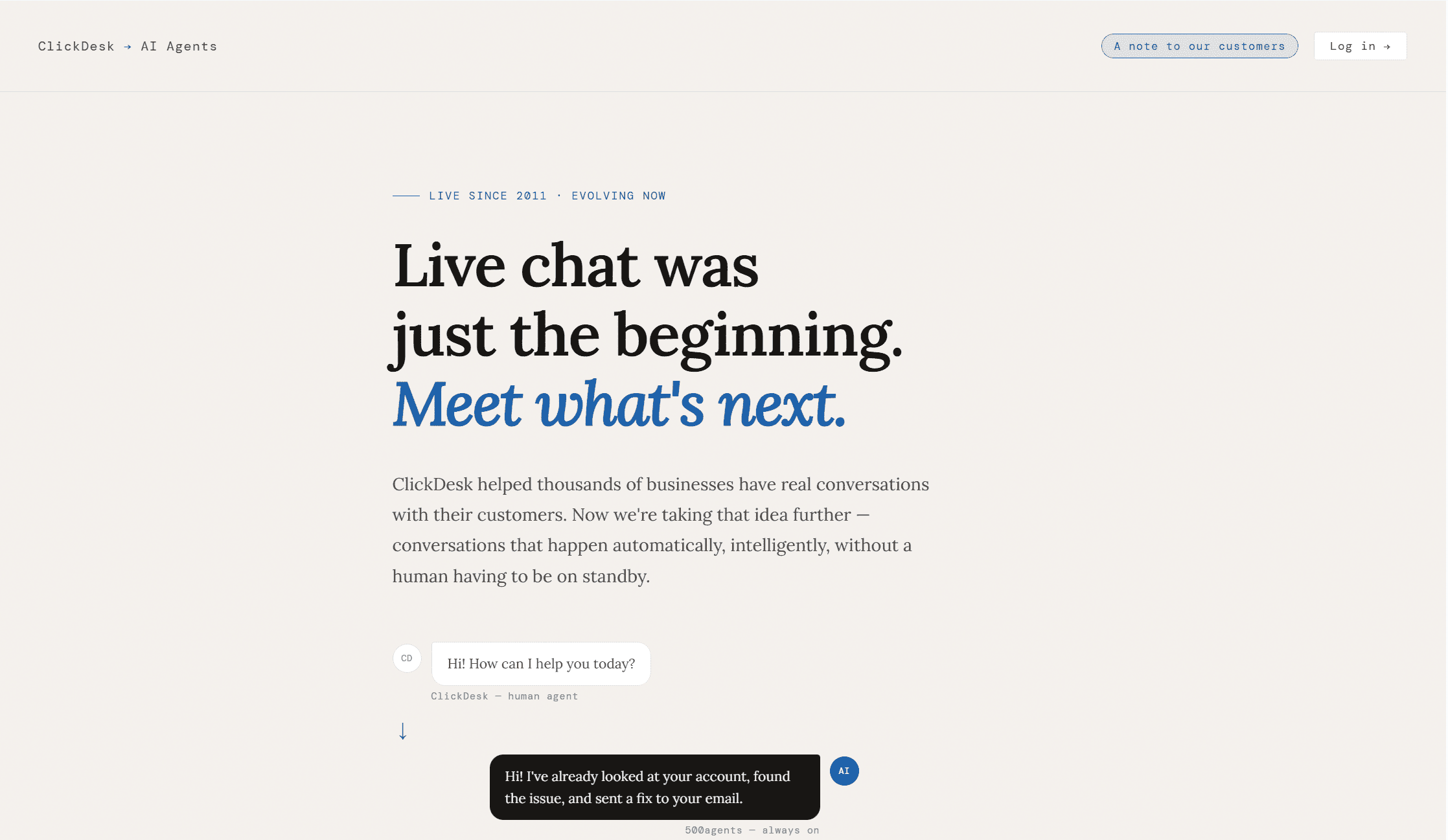 ClickDesk 