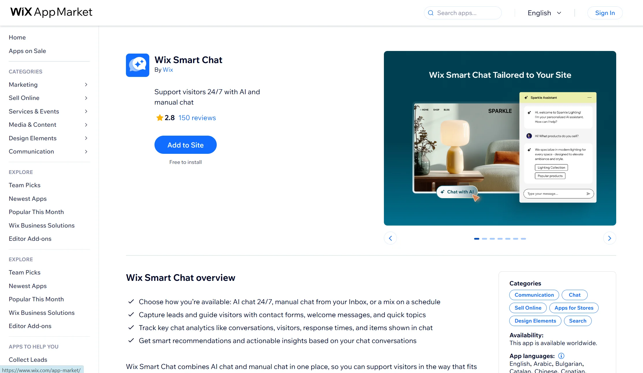 Wix Chat